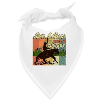 Westernreiten - Bandana - Weiß - Vorne