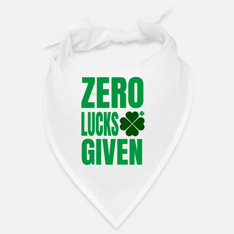 Zero lucks given - St patricks day Bandana