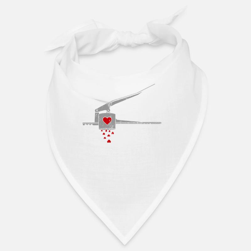 Spätzle Liebe Schwaben Geschenkidee - Bandana - Weiß