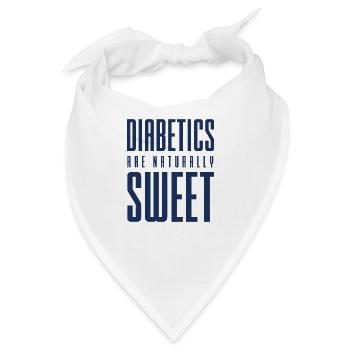 Blutzucker Spritzen Diabetiker Insulin Diabetes - Bandana - Weiß - Vorne
