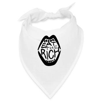 Punk Rock Antikapitalismus Kommunismus Geschenk - Bandana - Weiß - Vorne