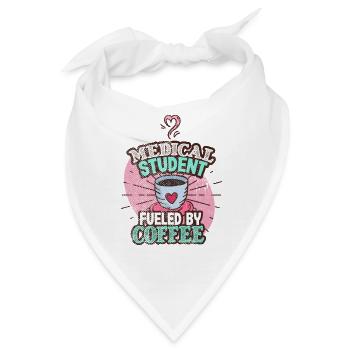 Medizin Student - Bandana - Weiß - Vorne
