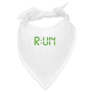ITS RUN O CLOCK - Bandana - Weiß - Vorne