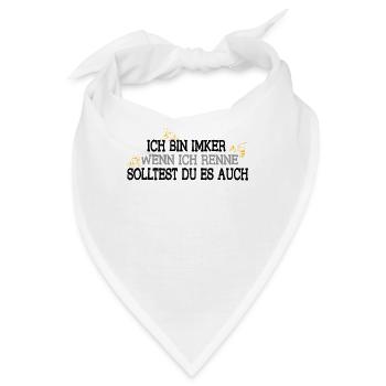 Bienenzüchter - Bandana - Weiß - Vorne