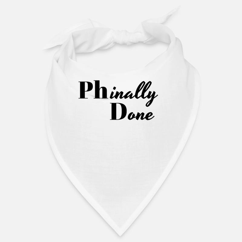 Cadeau PhD Phinally Done Bandana