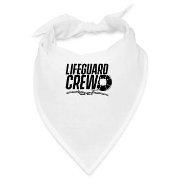 Rettungsschwimmer Team - Bandana - Weiß - Vorne