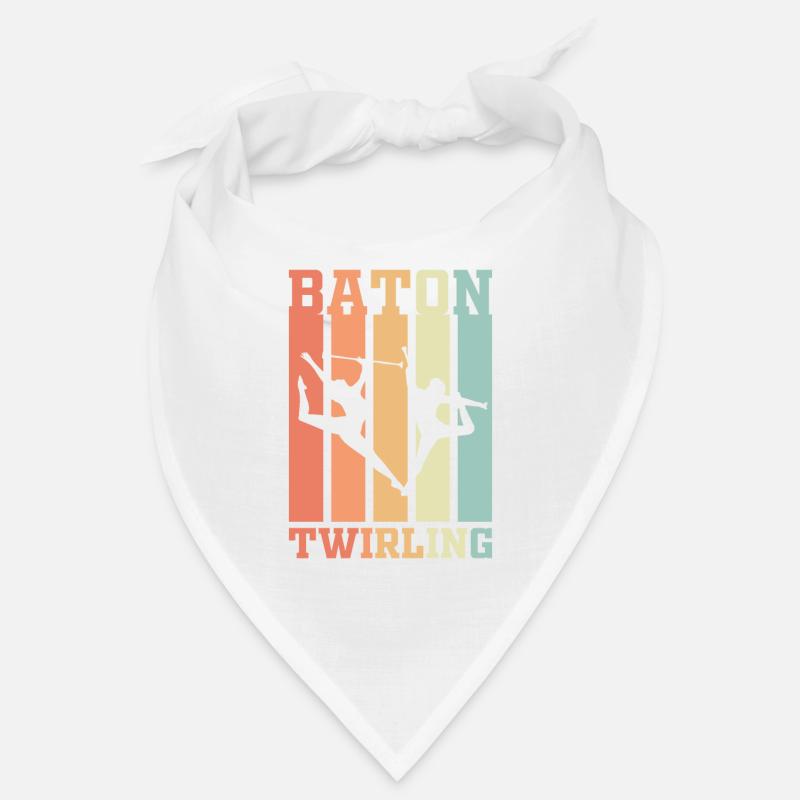 Baton Twirling Retro Gift Bandana
