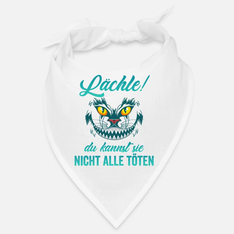 Lächle! Du kannst sie nicht alle töten - Bandana - Weiß