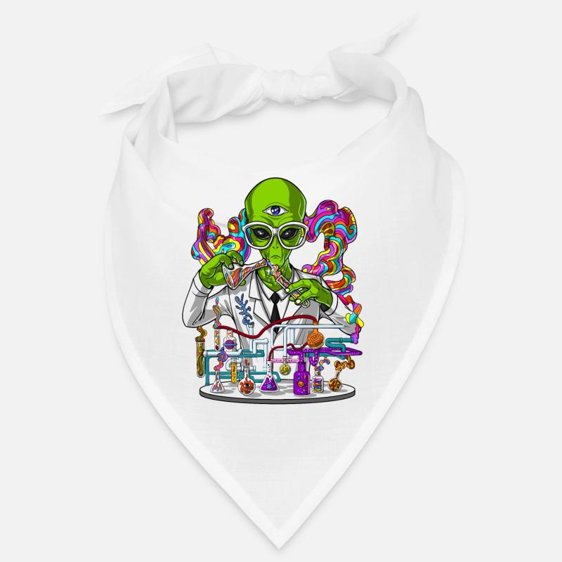 Alien Psychedelic Scientist Bandana