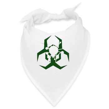 Corona Virus - Bandana - Weiß - Vorne