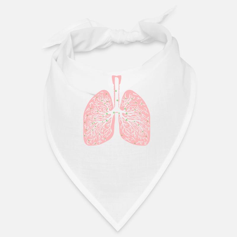 Lungs with virus Bandana