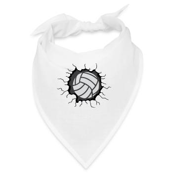 Volleyball ball - Bandana - Weiß - Vorne