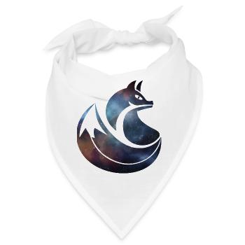 fox star constellation | Sternzeichen Fuchs - Bandana - Weiß - Vorne