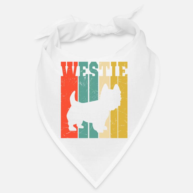 West Highland White Terrier Retro Geschenk Bandana