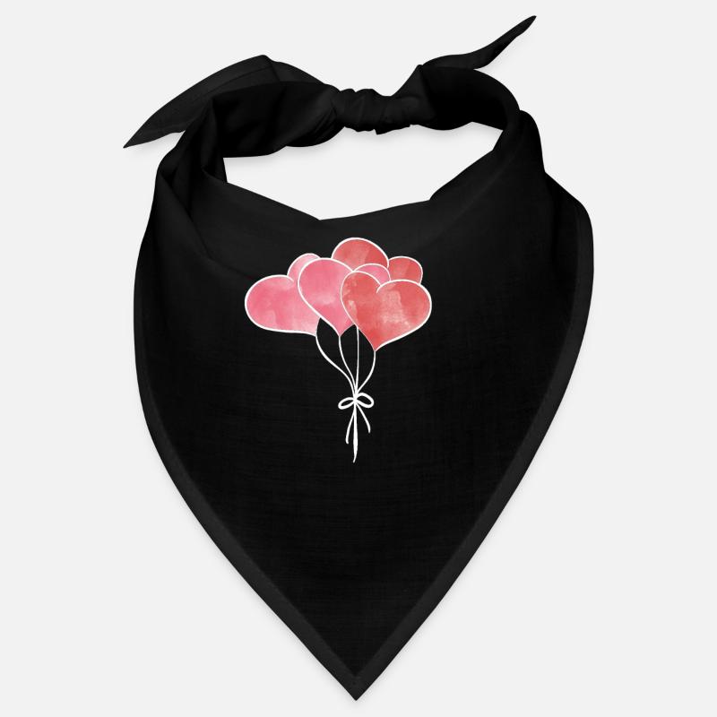 Hearts as balloons Bandana