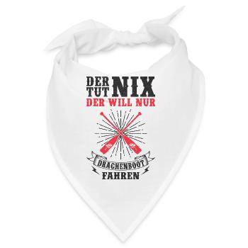Drachenboot - Bandana - Weiß - Vorne