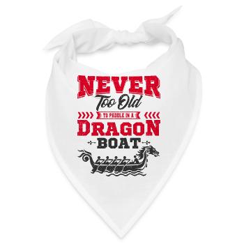 Drachenboot - Bandana - Weiß - Vorne