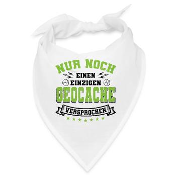 Geocacher - Bandana - Weiß - Vorne