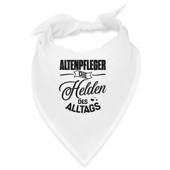 Altenpfleger - Bandana - Weiß - Vorne