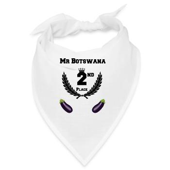 Großer Penis Schwanz lustiges Geschenk Vatertag - Bandana - Weiß - Vorne