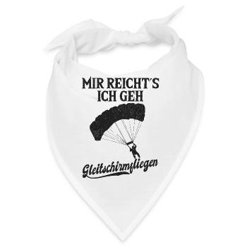 Gleitschirmfliegen - Bandana - Weiß - Vorne