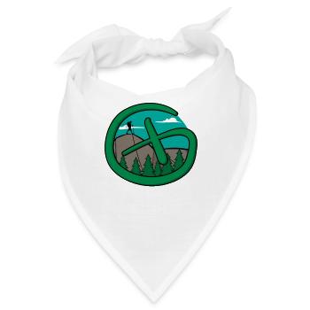 Geocacher Geschenk Geocaching Schatzsuche Gps Schn - Bandana - Weiß - Vorne