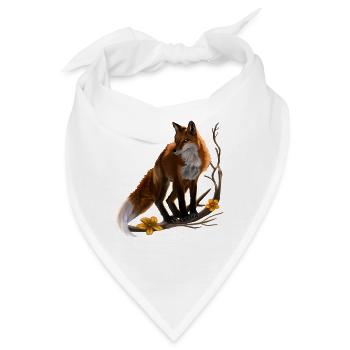 Fuchs - Bandana - Weiß - Vorne