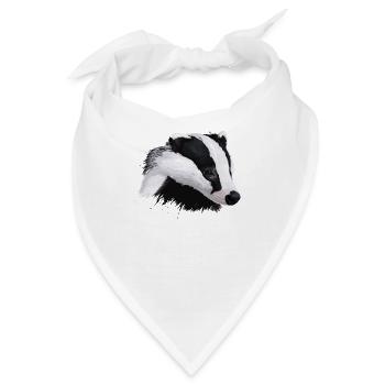 Dachs - Bandana - Weiß - Vorne