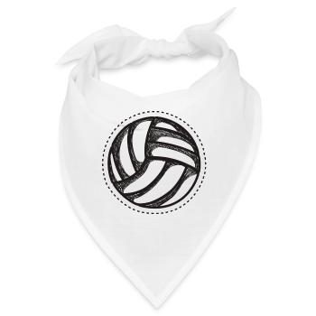 Ballsport Wasserball - Bandana - Weiß - Vorne