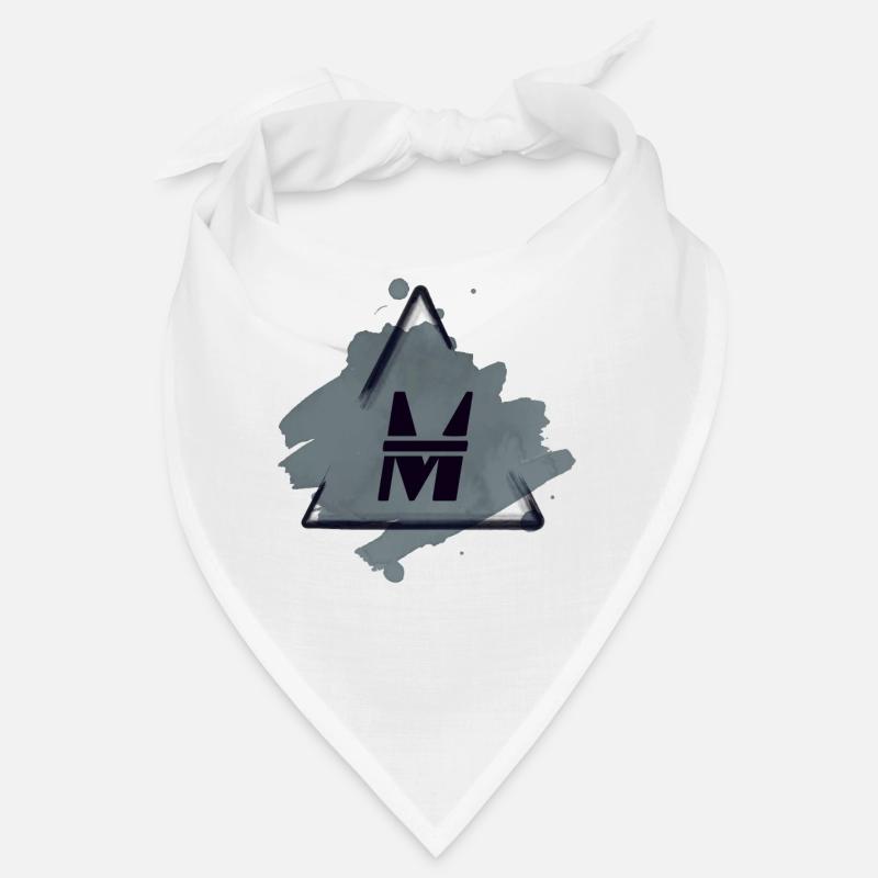 M als Buchstabe, Vorname oder Name mit M Geschenk Bandana