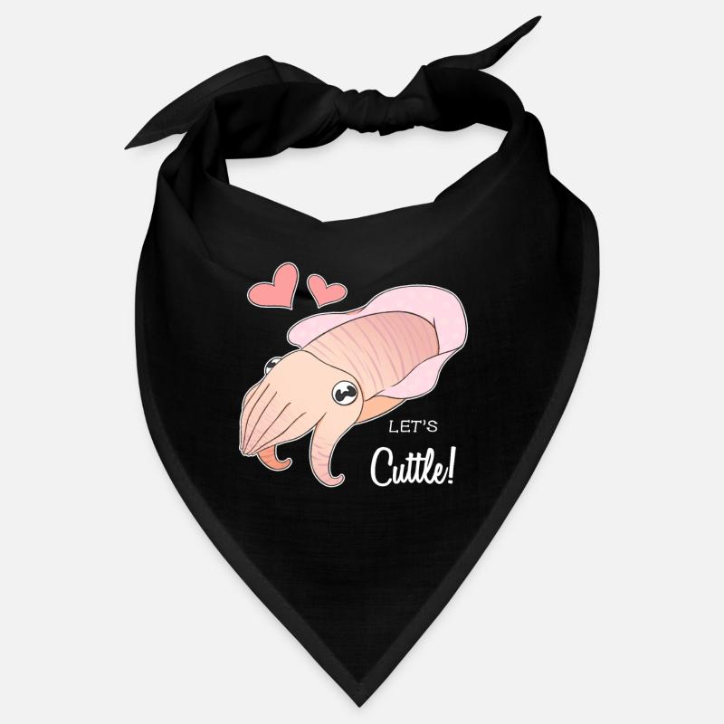 Let's Cuttle! Seiche mignon et drôle romantique Bandana