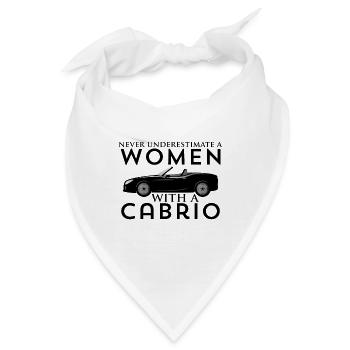 Cabrio Gal - Bandana - Weiß - Vorne