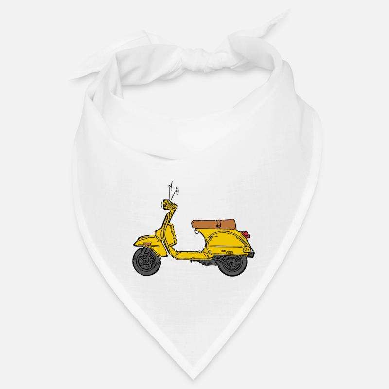 Zweitakter Motorroller - Bandana - Weiß