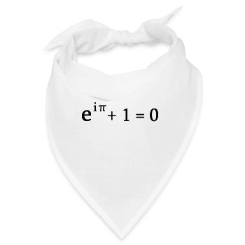 Euler Identität Mathe Mathematiker Nerd Science Pi - Bandana - Weiß - Vorne