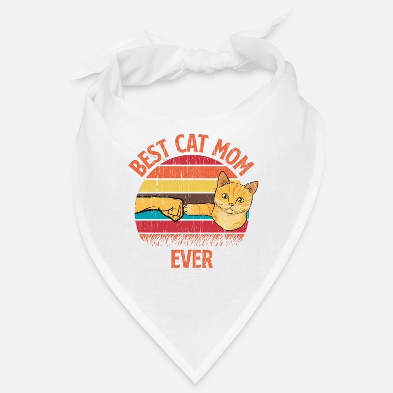 Best Cat Mom Ever Beste Katzen Mama Mutter Kitten Bandana