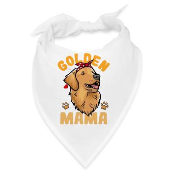 Golden Retriever - Bandana - Weiß - Vorne