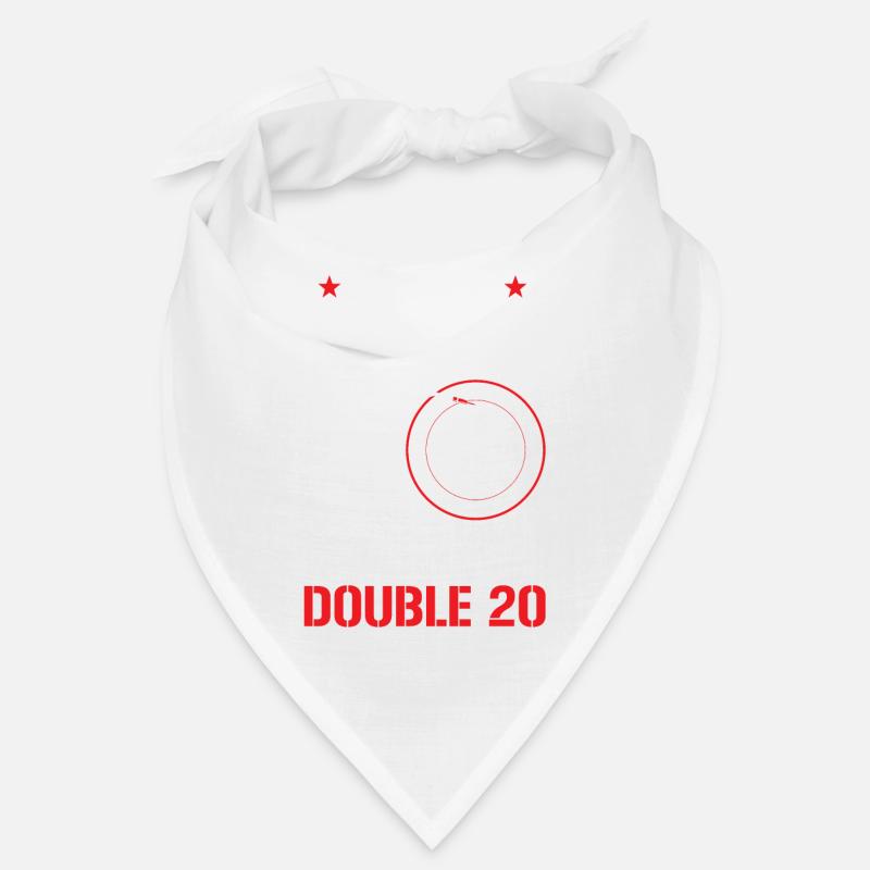 Ich Bin Nicht 40 Ich Bin Double 20 40. Geburtstag - Bandana - Weiß