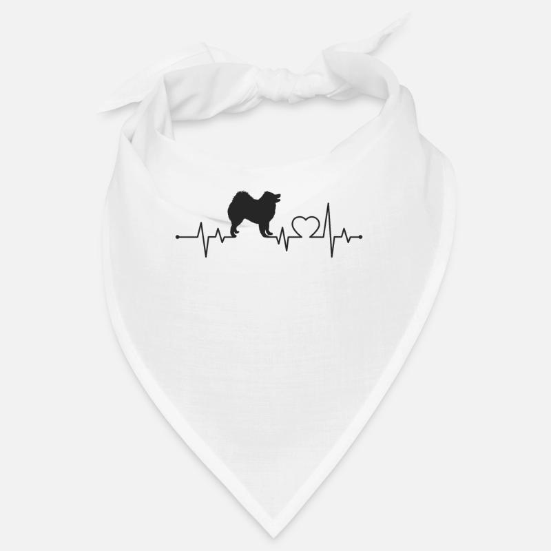 Battement de coeur Samoyède Bandana