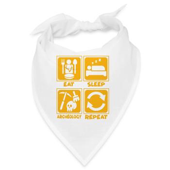 Archäologie - Bandana - Weiß - Vorne
