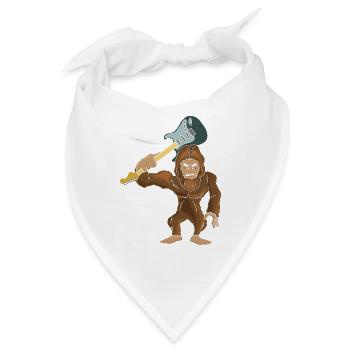Gitarrist - Bandana - Weiß - Vorne