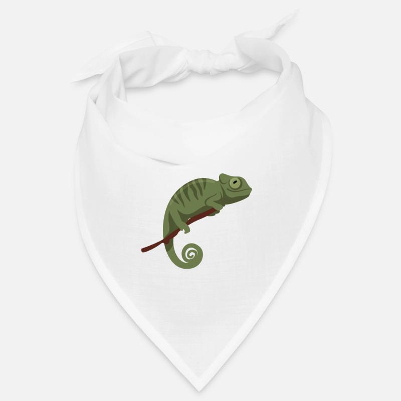 Echsperte Eidechse Reptil Geschenk - Bandana - Weiß