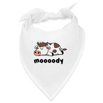 Launisch - Bandana - Weiß - Vorne
