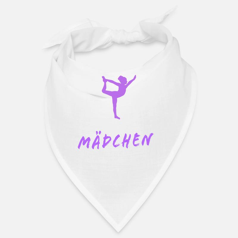 Echte Mädchen Turnen Akrobatik und Geräteturnen - Bandana - Weiß