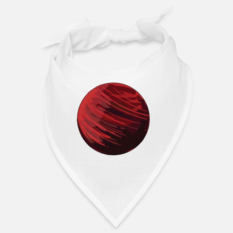 Circle Red Circle Symobl Shapes Planet Bandana