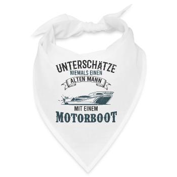 Motorboot - Bandana - Weiß - Vorne