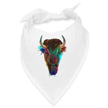 Splash Bison - Bandana - Weiß - Vorne