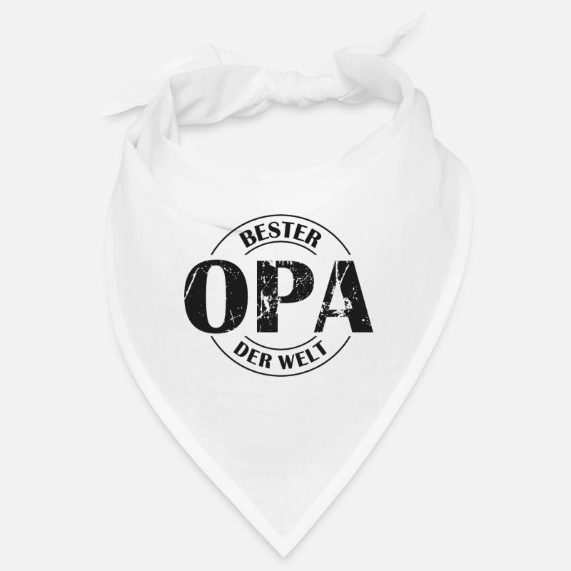 Bester Opa der Welt - Bandana - Weiß