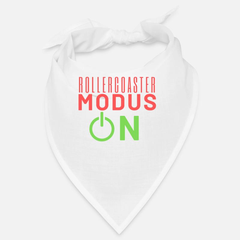 Achterbahn Freizeitpark Kirmes Rummel Geschenk 10 Bandana