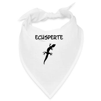 Echsperte für Gecko Eidechsen Echsen Reptilien - Bandana - Weiß - Vorne