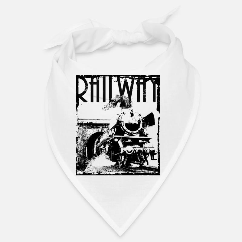 Railway - Bandana - white